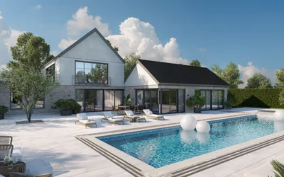Cour arrière avec piscine : comment planifier l&rsquo;aménagement paysager complet